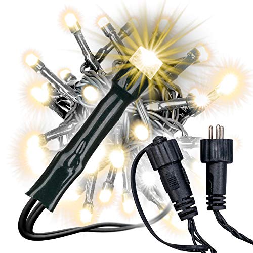 Nipach GmbH diLED 40-er LED Lichterkette warm-weiß für erweiterbares Profi-Beleuchtungs-System Innen und Außen wasserdicht OHNE Netzteil von Nipach GmbH