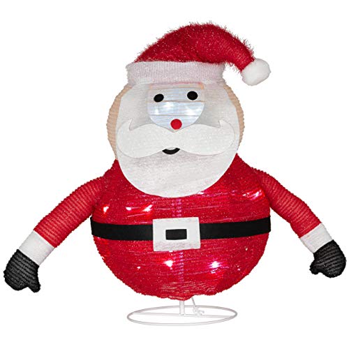 Weihnachtsmann faltbar 30 LED weiß 58 cm Batterie Timer Weihnachten Deko-Figur Weihnachtsdeko Fensterdeko Fassadendeko Nikolaus Santa Claus Weihnachtsmann faltbar 30 LED weiß 58 cm Batterie Timer Weihnachten Deko-Figur Weihnachtsdeko Fensterdeko Fassadendeko Nikolaus Santa Claus von Nipach GmbH