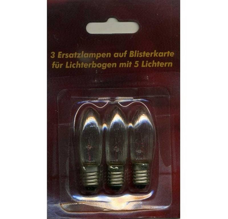 Nipach Christbaumkerzen XI11957 Ersatzlampen 3er 48V/3W für-E10-5er von Nipach