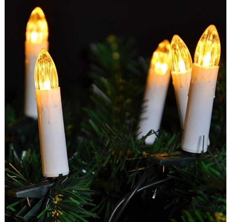 Nipach LED-Christbaumkerzen XI11606 LED Weihnachtsbaumbeleuchtung 30er innen von Nipach