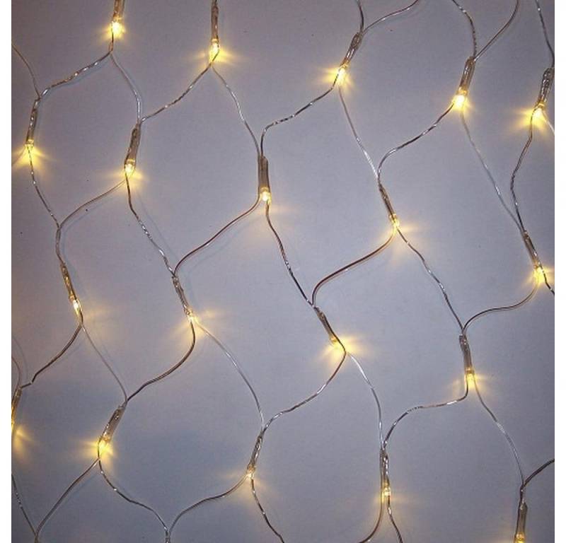 Nipach LED-Lichterkette BA11752 LED Lichternetz 128er warmweiß 3x3m Timer von Nipach