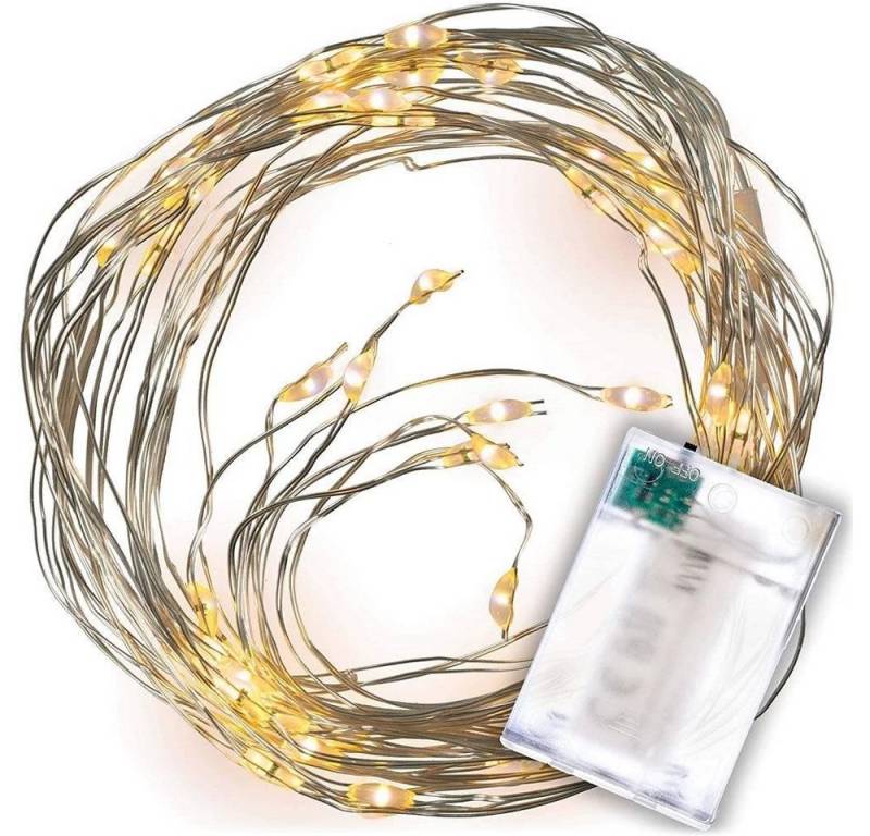 Nipach LED-Lichterkette BI11024 LED Lichterregen 64er silberne warmweiß von Nipach