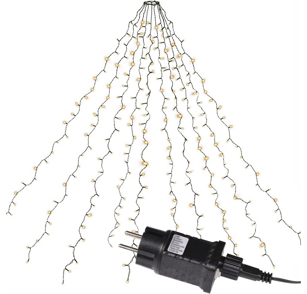 Nipach LED-Lichterkette XA11168 LED Baummantel Lichterkette 280er warmweiß 8 Stränge Funktione Nipach LED-Lichterkette XA11168 LED Baummantel Lichterkette 280er warmweiß 8 Stränge Funktione von Nipach