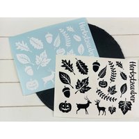 Aufkleber Herbst, Herbst Sticker, Herbststicker, Plott Sticker Für Herbstdeko Aufkleber Herbst, Herbst Sticker, Herbststicker, Plott Sticker Für Herbstdeko von Nipiane2