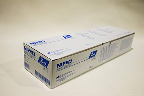 SPRITZE 2ML NIPRO - EINWEGSPRITZEN - STERILISIERT - OHNE NADEL - PACK 100 EINHEITEN SPRITZE 2ML NIPRO - EINWEGSPRITZEN - STERILISIERT - OHNE NADEL - PACK 100 EINHEITEN von Nipro
