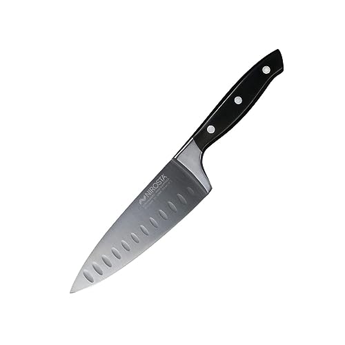 Nirosta Kochmesser Trinity 29 cm – Hochwertiger Edelstahl – Scharfes Messer in Profi-Qualität für Obst, Gemüse & Co – Beschichtete Klinge für einfacheres Schneiden – Soft-Touch-Griff von Nirosta