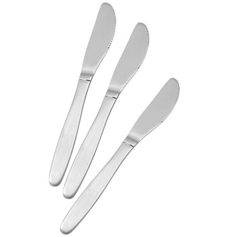 Nirosta Tafelmesser Fackelmann Menümesser Arlberg Nirosta 18,5 cm, 3 von Nirosta