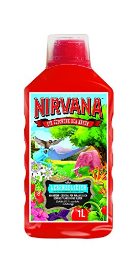 Nirvana Lebenselixier, Nährstoffreiche Premium Pflanzennahrung aus 100% natürlichen Inhaltsstoffen, 1 L Flüssigdünger von Nirvana