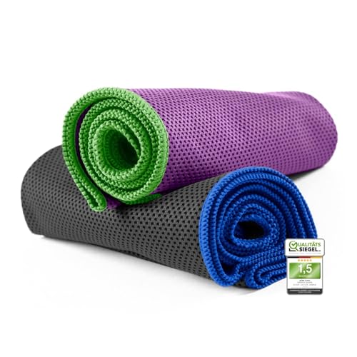 NirvanaShape Mikrofaser Kühltuch, kühlendes Handtuch - Kühlhandtuch ideal für Sport, Laufen, Yoga, Golf, Wandern - Ice Towel, Sommer Gadgets von NirvanaShape