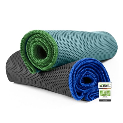 NirvanaShape Mikrofaser Kühltuch, kühlendes Handtuch - Kühlhandtuch ideal für Sport, Laufen, Yoga, Golf, Wandern - Ice Towel, Sommer Gadgets von NirvanaShape