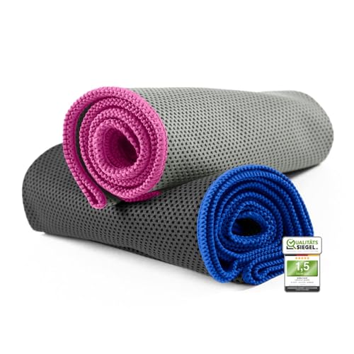 NirvanaShape Mikrofaser Kühltuch, kühlendes Handtuch - Kühlhandtuch ideal für Sport, Laufen, Yoga, Golf, Wandern - Ice Towel, Sommer Gadgets von NirvanaShape