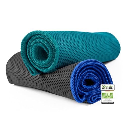 NirvanaShape Mikrofaser Kühltuch, kühlendes Handtuch - Kühlhandtuch ideal für Sport, Laufen, Yoga, Golf, Wandern - Ice Towel, Sommer Gadgets von NirvanaShape