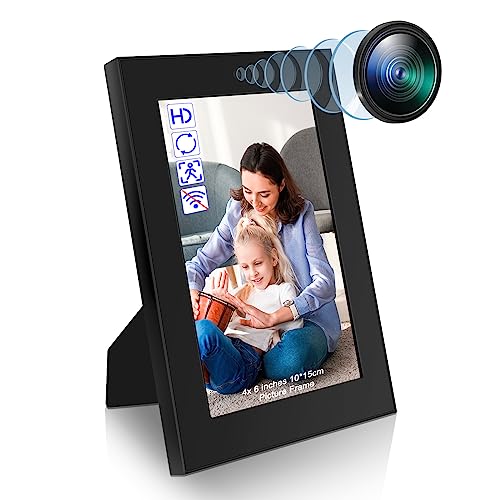 Nisanmoon Bilderrahmen Mini-Kamera HD 1080P Kleine Bilderrahmen Kamera unterstützt Bewegung Detetction und Loop-Aufnahme, Fotorahmen Video-Kamera für Haus und Büro Dekoration, Schwarz Nisanmoon Bilderrahmen Mini-Kamera HD 1080P Kleine Bilderrahmen Kamera unterstützt Bewegung Detetction und Loop-Aufnahme, Fotorahmen Video-Kamera für Haus und Büro Dekoration, Schwarz von Nisanmoon