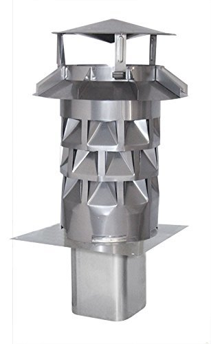 Nischenmarkt Schornsteinaufsatz/Kaminaufsatz/Regenhaube Windkat Edelstahl DN 160 - Einschub abgerundete Ecken 156 mm z.B. für Plewa/Tona + Silikon Nischenmarkt Schornsteinaufsatz/Kaminaufsatz/Regenhaube Windkat Edelstahl DN 160 - Einschub abgerundete Ecken 156 mm z.B. für Plewa/Tona + Silikon von Nischenmarkt