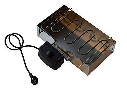 Universal Elektroheizung 2000 Watt für Räucherofen/Räucherschrank (Glutkasten + E-Set) von Nischenmarkt