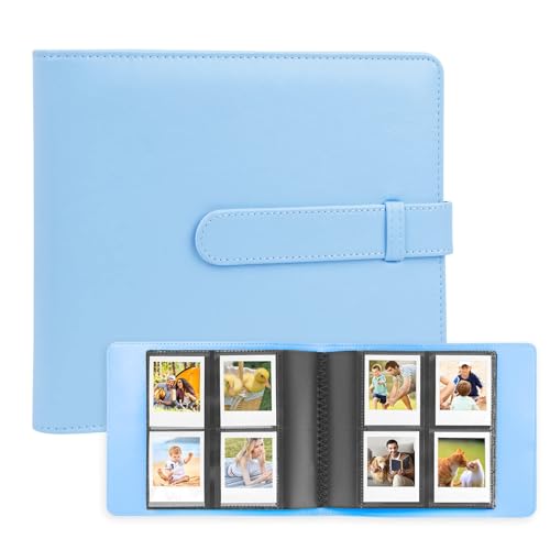 256 Pockets Photo Albums for Polaroid Go Instant Camera and Polaroid Go Flim, Photo Album Book for Polaroid Go Pictures (Blue) von Niselity