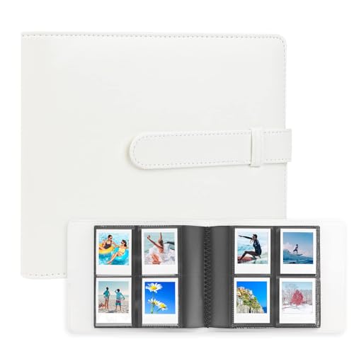256 Pockets Photo Albums for Polaroid Go Instant Camera and Polaroid Go Flim, Photo Album Book for Polaroid Go Pictures (White) von Niselity
