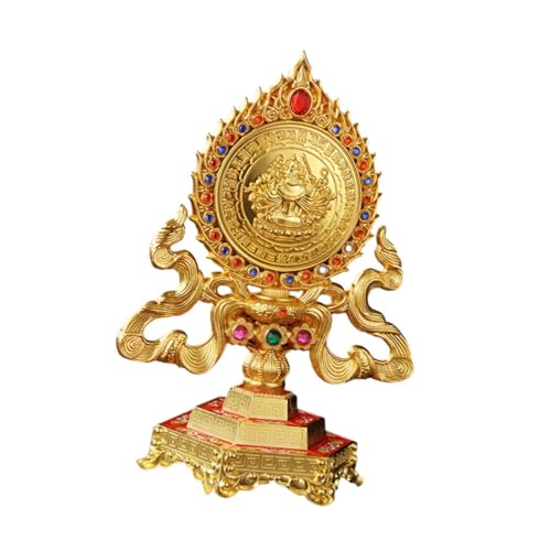 Nishiyuenyi Buddha Spiegel Statue Als Meditationsdeko Feng Shui Symbol Tischfigur Wohnzimmer Dekoration Aus Langlebiger Legierung Gefertigt für Schreibtische Und, Rot Nishiyuenyi Buddha Spiegel Statue Als Meditationsdeko Feng Shui Symbol Tischfigur Wohnzimmer Dekoration Aus Langlebiger Legierung Gefertigt für Schreibtische Und, Rot von Nishiyuenyi