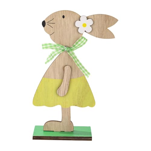 Nishiyuenyi Bunny Decor Zeichen Holz für Party Und Zuhause, Weiblich von Nishiyuenyi