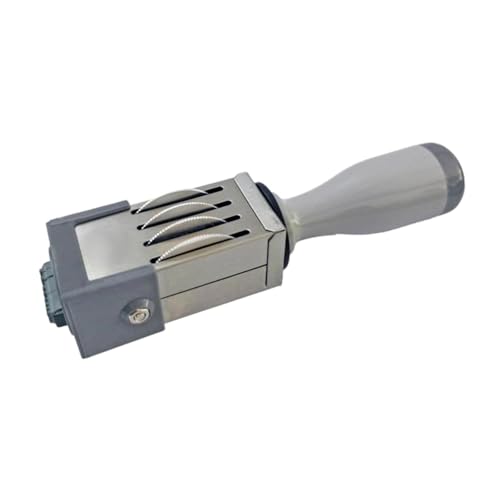 Nishiyuenyi Datumsstempel Automatischer Rollstempel Nummernstempel Ziffernstempel Mini Handstempel mit Strapazierfähigem PP Metallrahmen für Büroorganisation Bas, 18 X 4 Mm von Nishiyuenyi