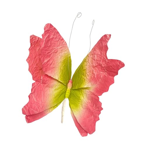 Nishiyuenyi Künstlicher Schmetterling Als Großer Wandbehang Eine Festdekoration Und Fotorequisit Leichte Hochzeitsdeko Aus Papier für Heimwände Partys Und Besonde, Rot Nishiyuenyi Künstlicher Schmetterling Als Großer Wandbehang Eine Festdekoration Und Fotorequisit Leichte Hochzeitsdeko Aus Papier für Heimwände Partys Und Besonde, Rot von Nishiyuenyi