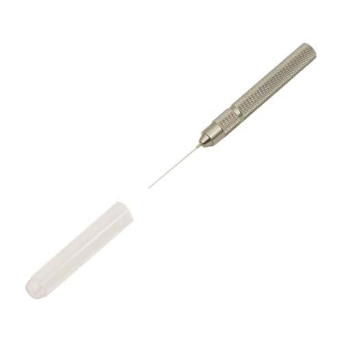 Nishiyuenyi Modellierstab Dosierstab Modell Klebestift Kleber Stab Modellierwerkzeug Aus Stahl mit Ergonomischem Griff Und Schutzkappe für Bastelprojekte Kinderha, 0.4 Mm von Nishiyuenyi