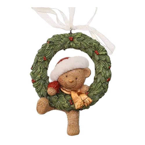 Nishiyuenyi Weihnachtsanhänger Christbaumanhänger Dekofigur Aus Massivem Harz Stabile Verarbeitung Und für Fenster Haustür Feier Kinderz, Style D Nishiyuenyi Weihnachtsanhänger Christbaumanhänger Dekofigur Aus Massivem Harz Stabile Verarbeitung Und für Fenster Haustür Feier Kinderz, Style D von Nishiyuenyi