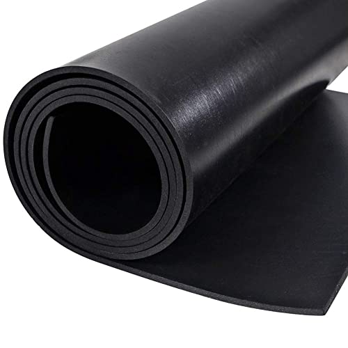 Nisorpa Gummimatten 100 x 200cm Gummimatte Meterware 3mm Dicke Gummiläufer Bodenmatte Schutzmatte Antirutschmatte Bodenschutzmatte Gummi Matte für Keller, Werkstatt, Garage von Nisorpa