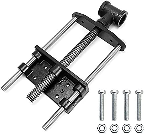 Nisorpa Holzschraubstock 180mm Schraubstock Holz 7" Holzbearbeitung Tischschraubstock Heavy Duty Tischklemme Metallschraubstock Clip Vorderzange für Hobelbank von Nisorpa