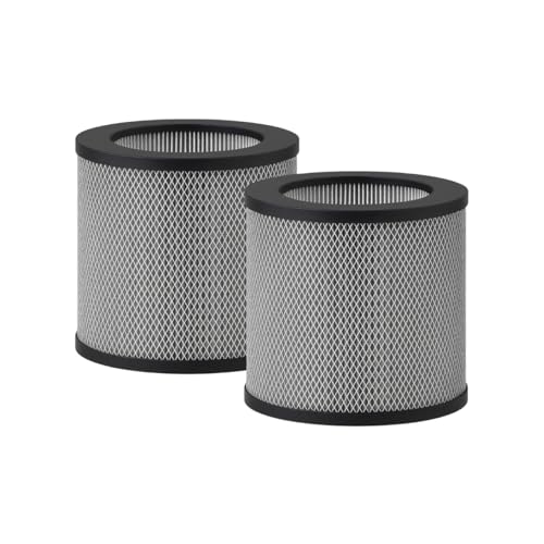 Nispira 3-in-1 True HEPA Aktivkohlefilter Ersatz für Bissell MYair Personal Air Purifier 2780A 2780 27809 im Vergleich zu Teil 2801 Größe 17,8 x 17,8 x 15,5 cm 2 Packungen (nicht für Modell 3139A von Nispira