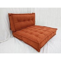 Bodensofa, Daybe Kissen, Futon, Daybed Bodenkissen, Fenstersitz, Bankkissen, Kopfteil, Bodenkissen Yoga von NiszaComPl