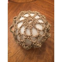 Jute Bedeckt Leuchte Globus von Nitascrochet