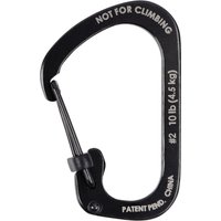 NITE Ize CSL2-01-R6 Karabiner SlideLock Gr. 2 44 mm x 29 mm x 2.5 mm 1 St. von Nite Ize