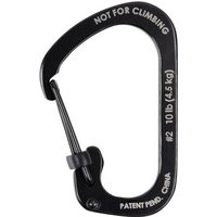 NITE Ize CSL2-01-R6 Karabiner SlideLock Gr. 2 44mm x 29mm x 2.5mm 1St. von Nite Ize