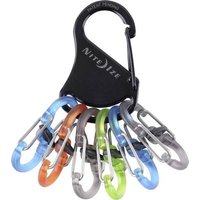 NITE Ize Schlüssel-Karabiner KLKP-01-R3 Schwarz, Türkis, Orange, Grau, Grün 1St. von Nite Ize