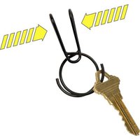 NITE Ize Schlüsselring KSQR-01-R6 SqueezeRing Easy Load Key Clip Schwarz 1St. NITE Ize Schlüsselring KSQR-01-R6 SqueezeRing Easy Load Key Clip Schwarz 1St. von Nite Ize