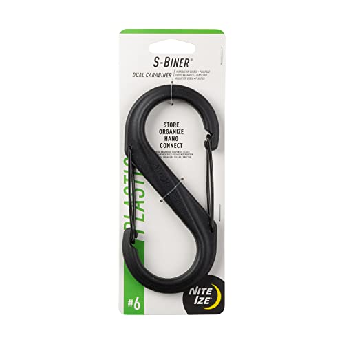 Nite Ize SBP6-03-01BG Plastic S-Biner, Schwarz, 6 Nite Ize SBP6-03-01BG Plastic S-Biner, Schwarz, 6 von Nite Ize