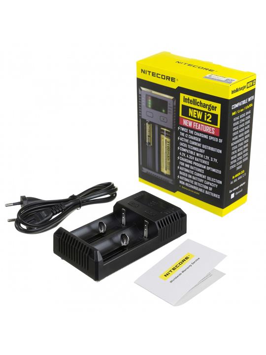 Batterieladegerät Nitecor Intellicharge i2 von Nitecore