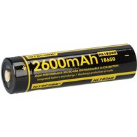 Li-Ion Akku 3,7V Typ 18650 NL1826R 2600 mAh - Nitecore von Nitecore