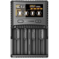 [NEUWERTIG] Nitecore Ladegerät Akku/Batterielader Sc4 4 Schacht Li Ion Ni Mh Ni Cd Li Fepo4 B-Ware von Nitecore
