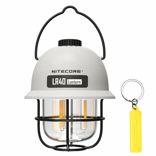 NITECORE LR40 Multifunktionale USB-C-Laterne, wiederaufladbar, mit NITECORE-Tag, Weiß NITECORE LR40 Multifunktionale USB-C-Laterne, wiederaufladbar, mit NITECORE-Tag, Weiß von Nitecore