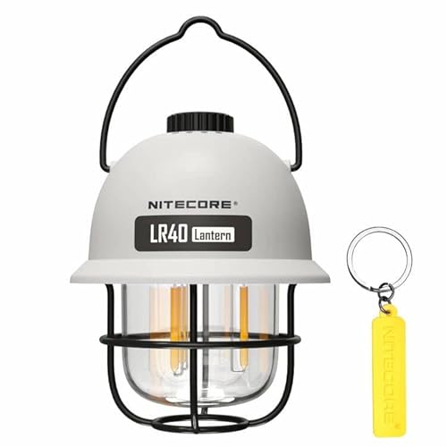 NITECORE LR40 Multifunktionale USB-C wiederaufladbare Camping-Laterne mit NITECORE Tag von Nitecore