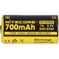 4x Nitecore Li-Ion Akku Typ 18350 imr (NI18350A) 700mAh für Leuchten von Nitecore