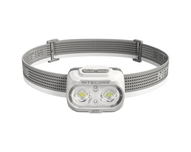 Nitecore LED Stirnlampe UT27 (2024) Dual Power 800 Lumen - LED-Stirnlampe Titan White von Nitecore