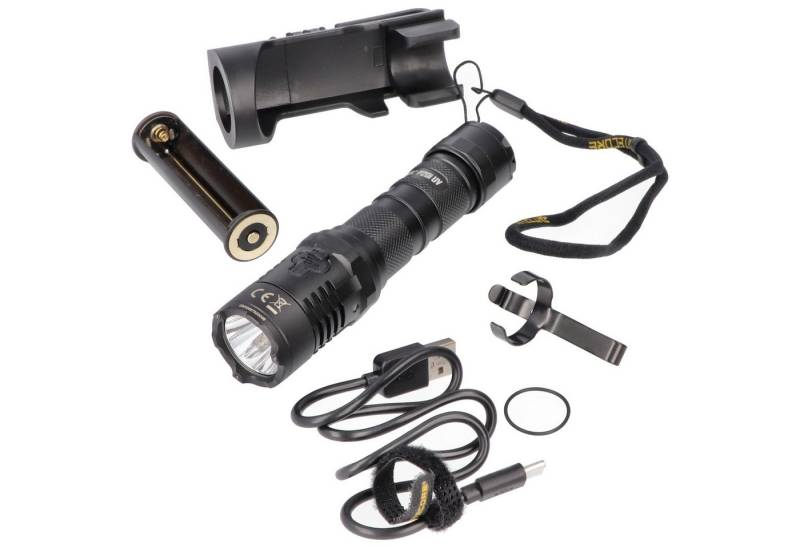 Nitecore LED Taschenlampe Nitecore P20i UV LED-Taschenlampe, 4x UV-LEDs, für Forensik, Begutach von Nitecore
