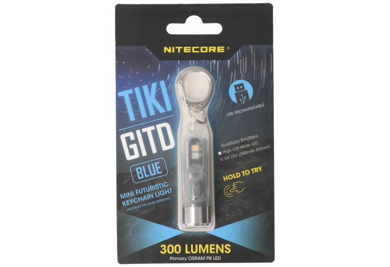 Nitecore LED Taschenlampe Nitecore TIKI GITD, Glow in the dark, mit UV LED, Schlüsselbundleucht Nitecore LED Taschenlampe Nitecore TIKI GITD, Glow in the dark, mit UV LED, Schlüsselbundleucht von Nitecore