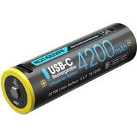 Nitecore - Li-Ion Akku Typ 21700 NL2142LTHPR 3,6V 4200mAh usb-c von Nitecore