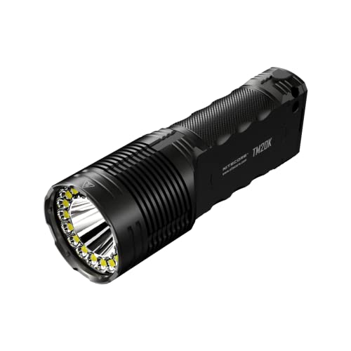 Nitecore Suchscheinwerfer TM20K inkl. Akku, Holster, max. 20000 Lumen, USB-C aufladbar, LED Outdoor Lampe, schwarz von Nitecore