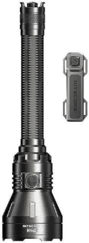 Nitecore Taschenlampe MH40S inkl. Akku, Fernschalter, 1500 m Leuchtweite, USB-C, 1500 Lumen, LED Lampe für Jagd, schwarz von Nitecore