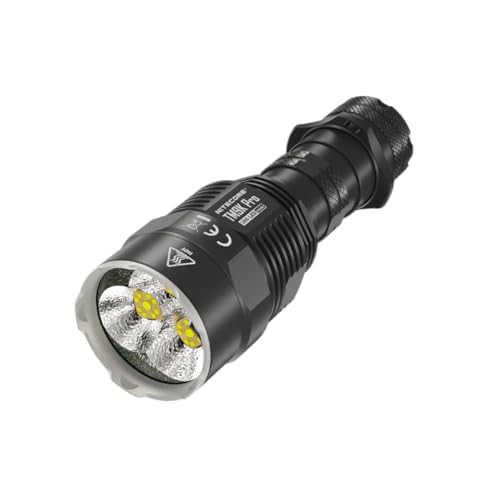Nitecore Taschenlampe TM9K PRO, extrem hell, 9900 Lumen, leistungsstarke EDC-Taschenlampe, 5000mAh Li-Ion-Akku, USB-C, schwarz von Nitecore